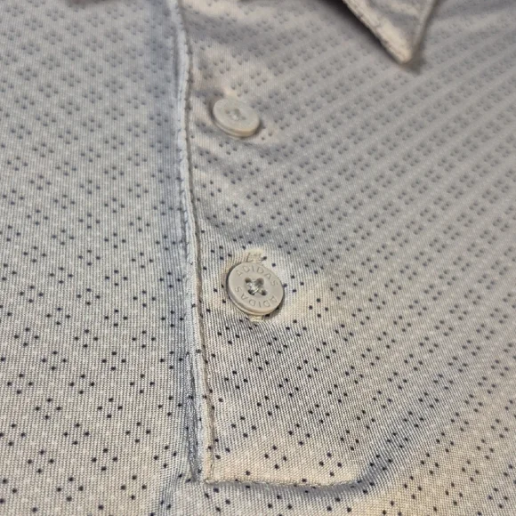 Adidas Golf DryFit Short Sleeve Polo Shirt with Geometric Pattern - Picture 7 of 16